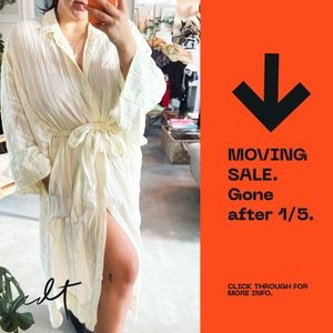 Free people button front dress